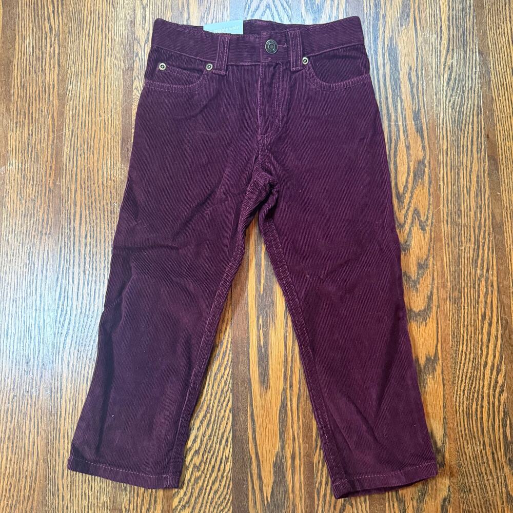 Carters Toddler Boys Burgundy/Purple Corduroy Pants
Cotton Adjustable NWT Sz 4T